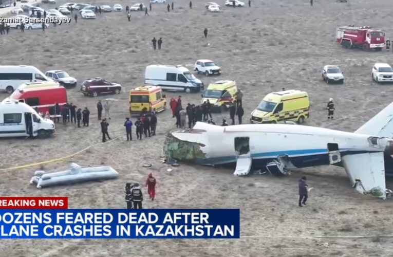 40 feared dead in Azerbaijan Airlines plane crash in Kazakhstan: officials