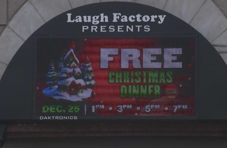 Laugh Factory serves over 2,000 holiday meals to those in need for 45th year