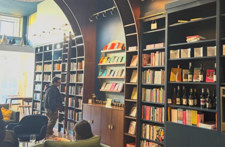 An elevated bookstore/wine bar opens in Berkeley