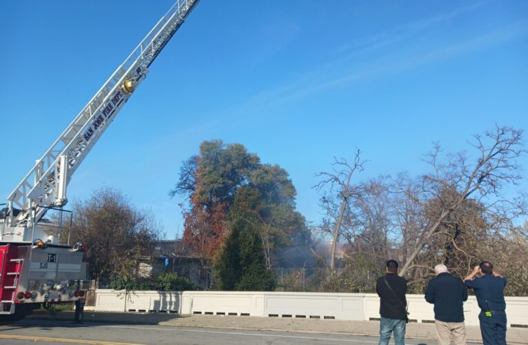 Second fire in three months scorches vacant blighted lot in downtown San Jose