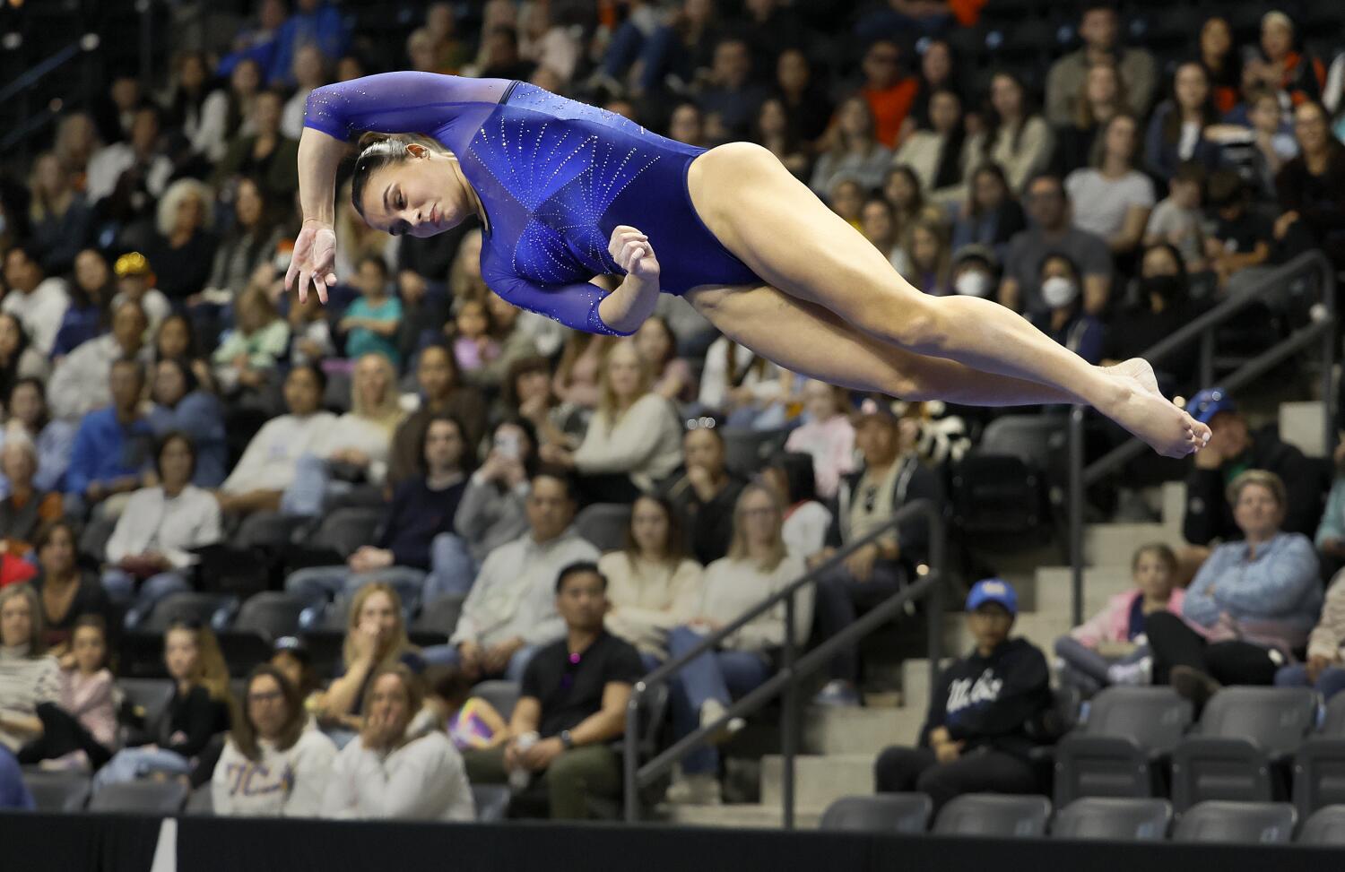 brooklyn-moors,-jordan-chiles-impress-in-ucla-gymnastics-season-opener