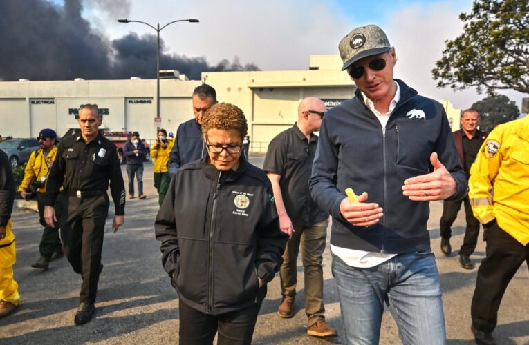 Walters: As L.A. fires rage, Trump targets Newsom in fact-free blame game