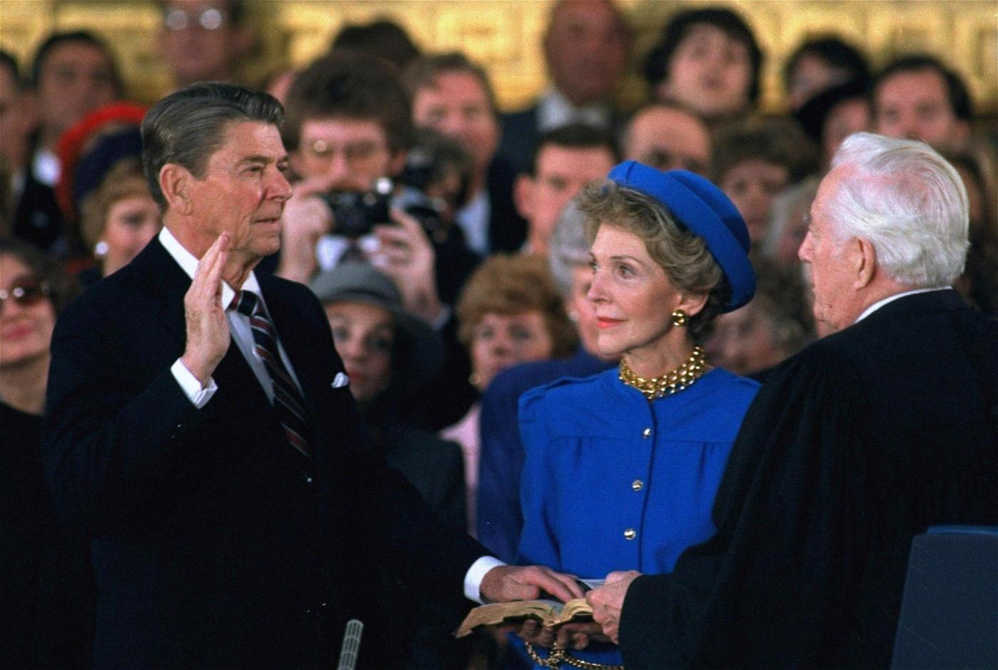 1985-was-the-last-time-an-inauguration-was-indoors.-ronald-and-nancy-reagan-felt-they-had-no-choice