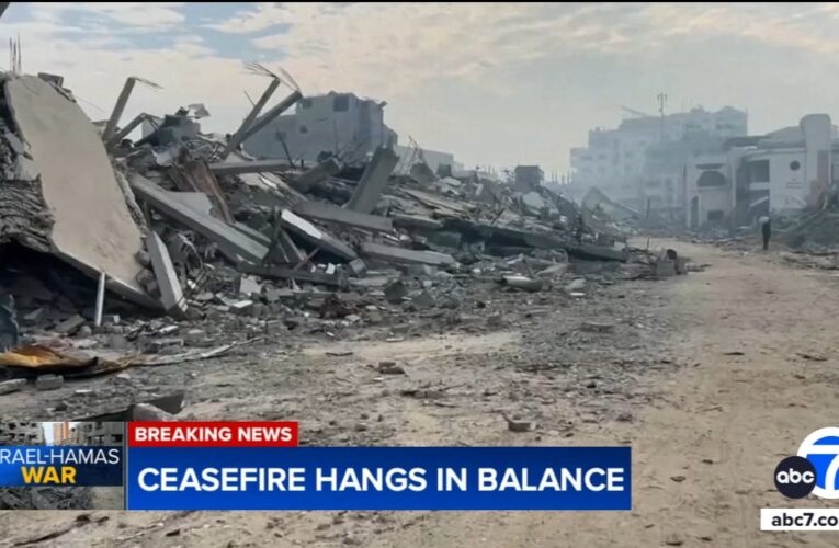 Middle East latest: Gaza ceasefire is delayed over dispute between Hamas and Israel