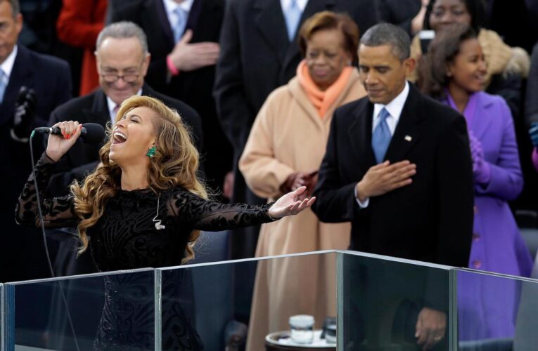 From Beyoncé to Lady Gaga, who else sang the national anthem at presidential inaugurations?