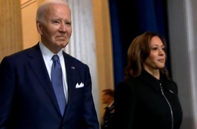 President Biden, Vice President Harris announced at Trump inauguration