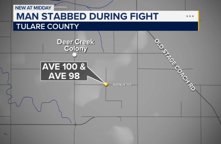 Woman stabbed in Tulare County, deputies say