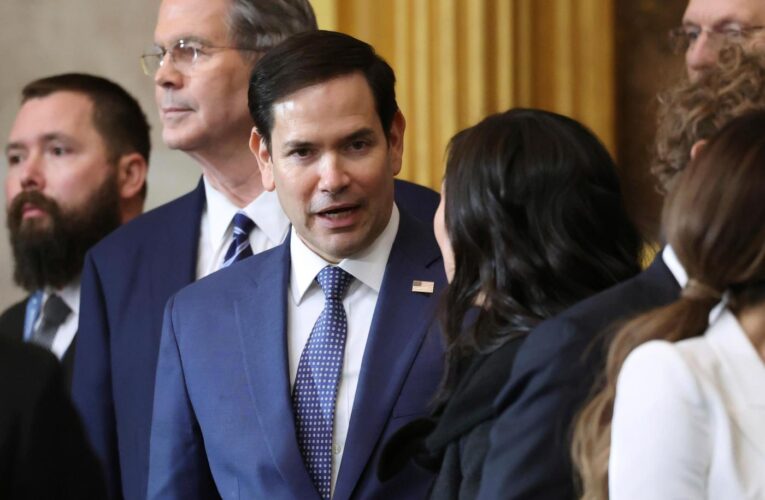 Senators are preparing to vote on Marco Rubio as secretary of state, a first in Trump’s Cabinet