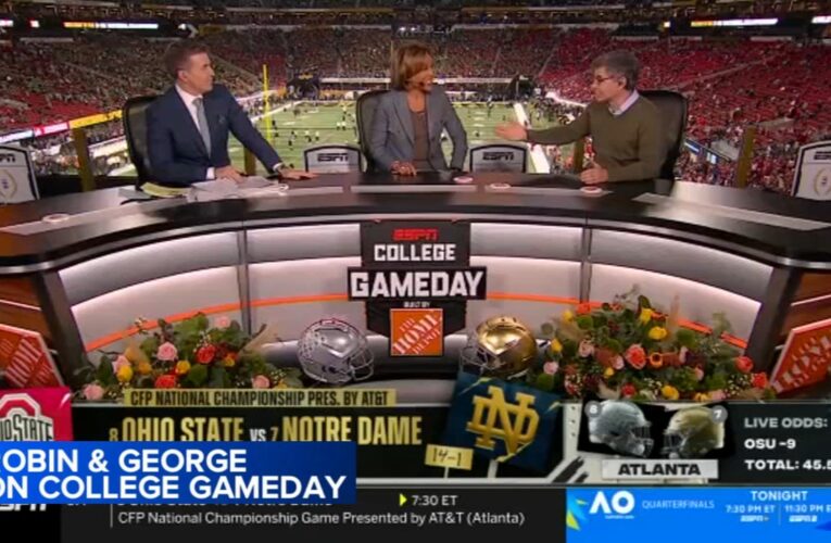 Robin Roberts, George Stephanopoulos join ‘College GameDay’ ahead of college football championship