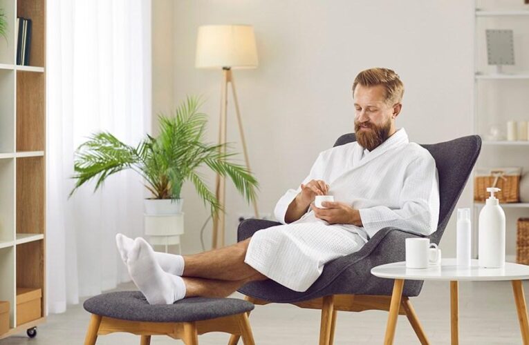 Unwind in warmth with these top fleece robes for men