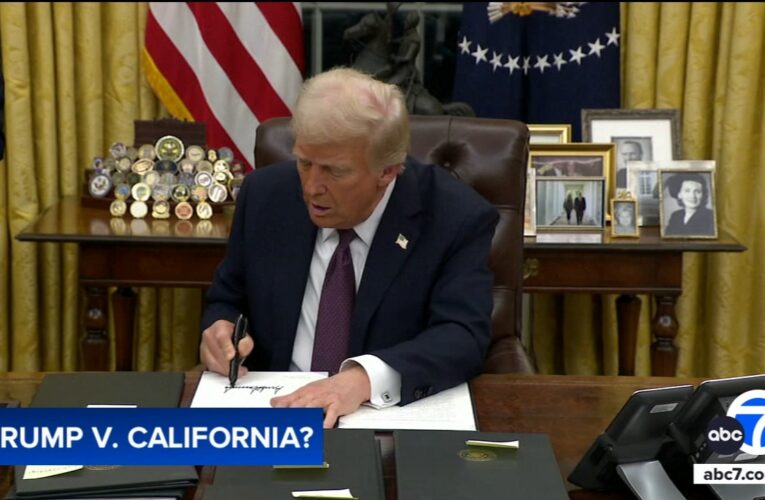 President Donald Trump goes off the rails when asked about California wildfires