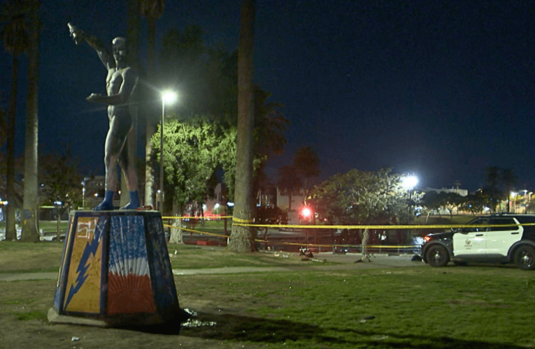 6 struck by gunfire during gang-related shootings near MacArthur Park