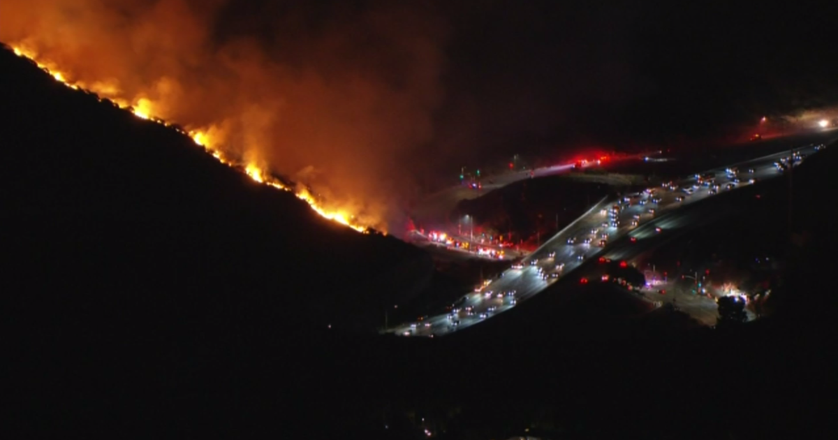 sepulveda-fire-ignites-near-405-freeway,-with-temporary-evacuation-warnings-in-bel-air